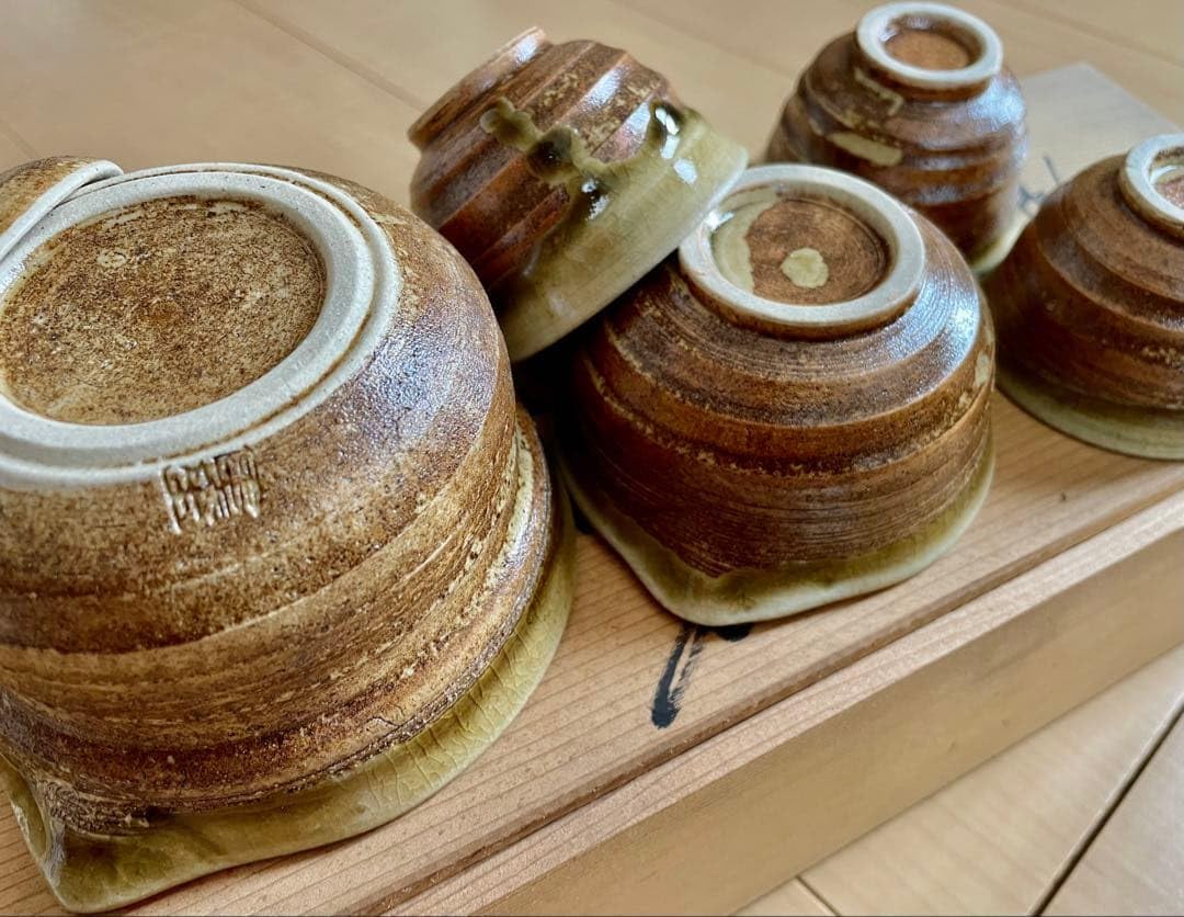 茶道具伊賀焼煎茶器セット箱入り [B25443] Amazon.co.jp: 伊賀焼 煎茶器5点セット木箱 : おもちゃ